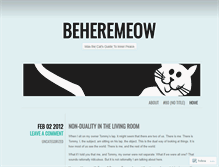 Tablet Screenshot of beheremeow.wordpress.com