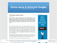 Tablet Screenshot of emmajayne1.wordpress.com