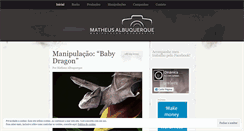 Desktop Screenshot of matheusalbuquerque.wordpress.com