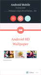 Mobile Screenshot of androidworldwild.wordpress.com