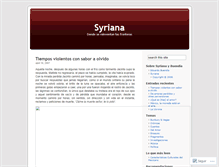 Tablet Screenshot of cronicasdesyriana.wordpress.com