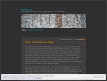 Tablet Screenshot of blueintexas.wordpress.com