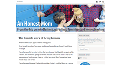 Desktop Screenshot of anhonestmom.wordpress.com