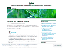 Tablet Screenshot of ijpha.wordpress.com