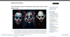 Desktop Screenshot of gothamtrending.wordpress.com