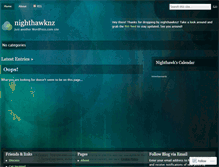 Tablet Screenshot of nighthawknz.wordpress.com