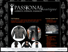 Tablet Screenshot of passionalboutique.wordpress.com