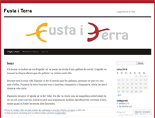 Tablet Screenshot of fustaiterra.wordpress.com
