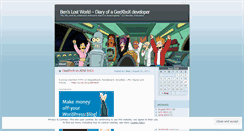 Desktop Screenshot of gxben.wordpress.com