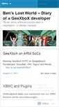 Mobile Screenshot of gxben.wordpress.com