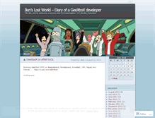 Tablet Screenshot of gxben.wordpress.com