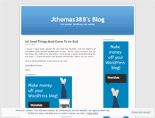 Tablet Screenshot of jthomas388.wordpress.com