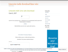 Tablet Screenshot of limewireindirdownload.wordpress.com