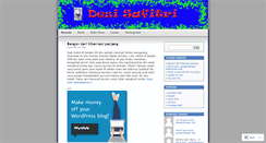 Desktop Screenshot of desisafitri.wordpress.com