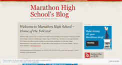 Desktop Screenshot of marathonhs.wordpress.com