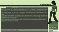 Desktop Screenshot of creativedebris.wordpress.com