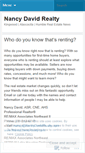 Mobile Screenshot of nancydavidrealty.wordpress.com