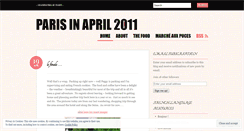Desktop Screenshot of parisinapril.wordpress.com