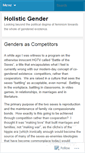 Mobile Screenshot of holisticgender.wordpress.com