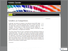 Tablet Screenshot of holisticgender.wordpress.com