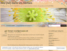 Tablet Screenshot of nezherbes.wordpress.com