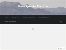 Tablet Screenshot of danielgonzalezconsultor.wordpress.com