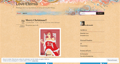 Desktop Screenshot of loveiseternal.wordpress.com