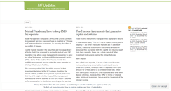 Desktop Screenshot of mfupdates.wordpress.com