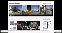 Desktop Screenshot of joaquinalvado.wordpress.com