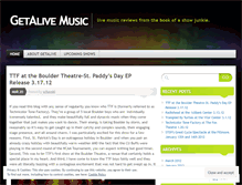 Tablet Screenshot of getalivemusic.wordpress.com