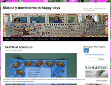 Tablet Screenshot of musicaymovimientoinhappydays.wordpress.com