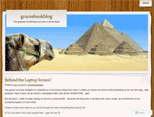 Tablet Screenshot of gracesbookblog.wordpress.com