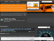 Tablet Screenshot of iwebguyblog.wordpress.com