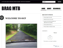 Tablet Screenshot of bragmtb.wordpress.com