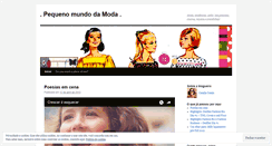 Desktop Screenshot of pequenomundodamoda.wordpress.com