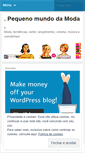 Mobile Screenshot of pequenomundodamoda.wordpress.com