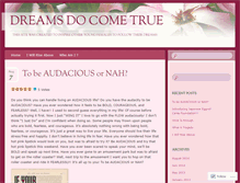 Tablet Screenshot of believeinyourselfandyourdreams.wordpress.com