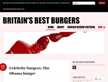 Tablet Screenshot of britainsbestburgers.wordpress.com