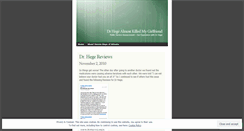 Desktop Screenshot of drhege.wordpress.com