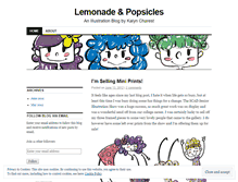 Tablet Screenshot of lemonadeandpopsicles.wordpress.com