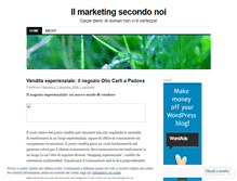 Tablet Screenshot of marketing4dummies.wordpress.com