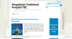 Desktop Screenshot of pengobatanpenyakittbctradisional.wordpress.com