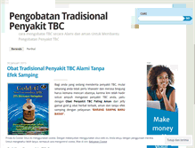 Tablet Screenshot of pengobatanpenyakittbctradisional.wordpress.com