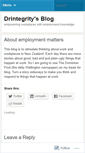 Mobile Screenshot of drintegrity.wordpress.com