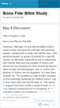 Mobile Screenshot of bonafidebiblestudy.wordpress.com