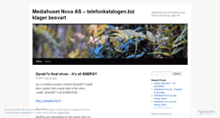 Desktop Screenshot of mediahusettelefonkatalogenbizklagerbesvart.wordpress.com