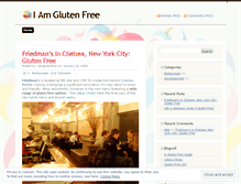 Tablet Screenshot of iamglutenfree.wordpress.com