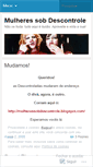 Mobile Screenshot of mulheressobdescontrole.wordpress.com