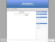Tablet Screenshot of metalbank.wordpress.com