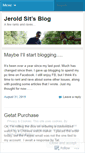 Mobile Screenshot of jeroldsit.wordpress.com